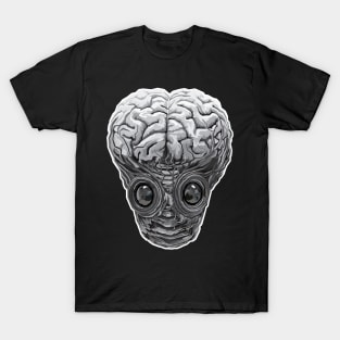 The Metaluna Mutant (Black & White Version) T-Shirt